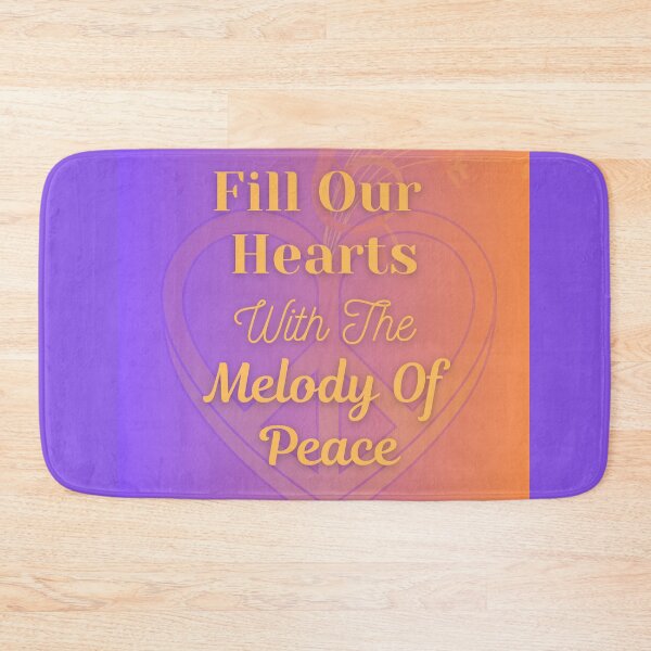 Item preview, Fill Our Hearts With The Melody Of Peace designed and sold by BrightrDayMusicArt.