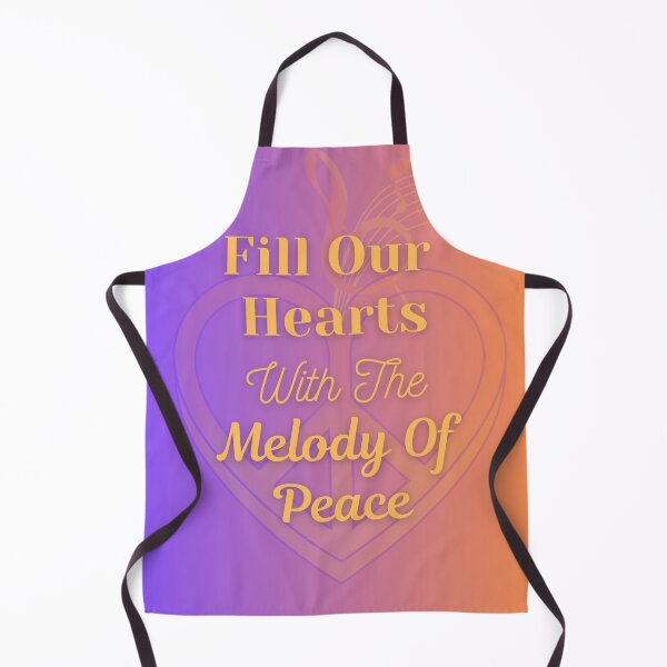 Item preview, Fill Our Hearts With The Melody Of Peace designed and sold by BrightrDayMusicArt.