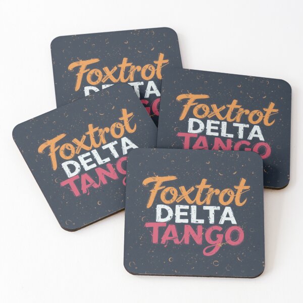 Item preview, foxtrot delta tango in a modern style designed and sold by Nimkaew.