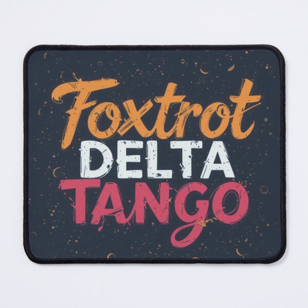 Item preview, foxtrot delta tango in a modern style designed and sold by Nimkaew.