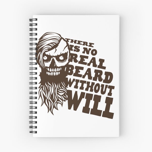 Item preview, skull hipster quote beard real beard will bearded designed and sold by Achille3777.