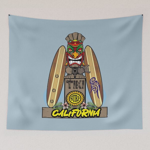 Item preview, California Tiki Shaka Surf totem designed and sold by studioss76.