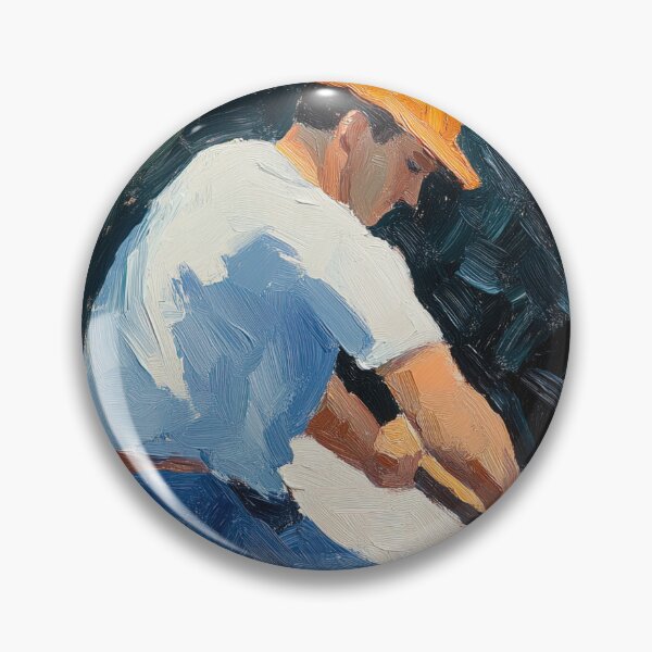 Item preview, Construction worker | Post-impressionist painting style designed and sold by ComicsFactory.