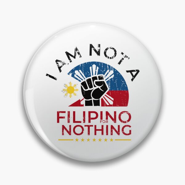 Aperçu de l'œuvre Je ne suis pas Philippin pour rien – T-shirt audacieux de la fierté nationale - Libérez Rodrigo Duterte créée et vendue par Khial.