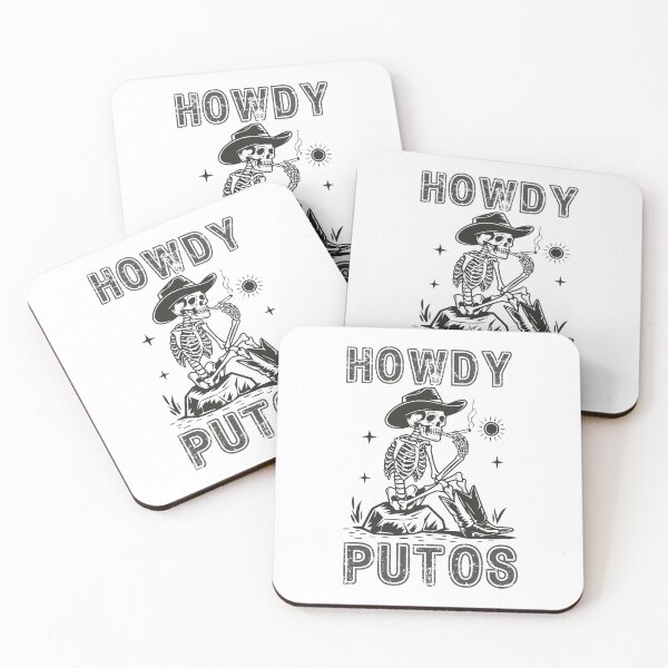Item preview, Howdy Putos Funny Retro Cowboy Wild West designed and sold by ManiaGrania.