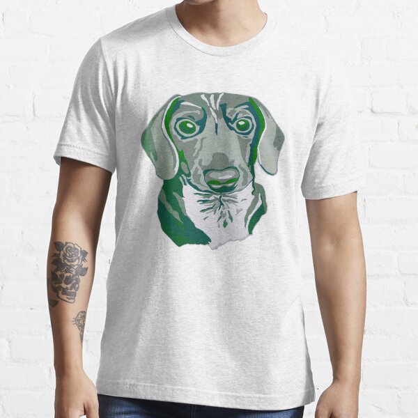 Item preview, Green Doxie: The painted sausage dog designed and sold by EnzoArtLab.