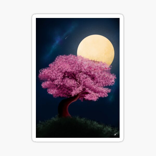 Item preview, Moonlight sakura designed and sold by Penguin Palette .