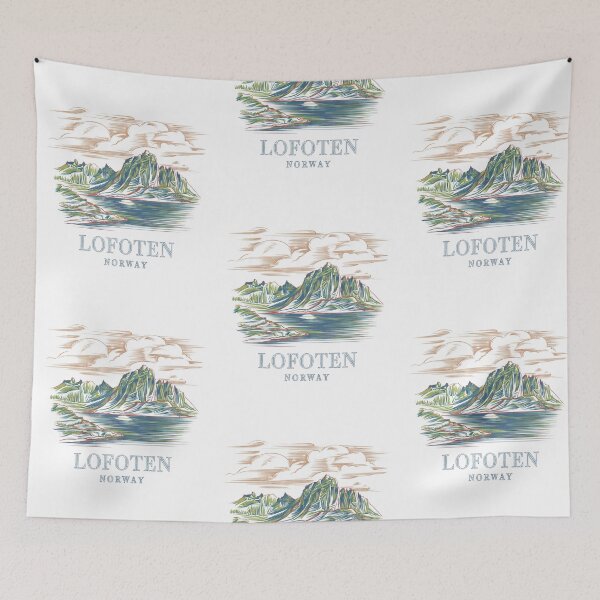 Item preview, Lofoten Norway designed and sold by MadCatPrints.