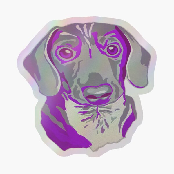 Item preview, Pink Doxie: The painted sausage dog designed and sold by EnzoArtLab.