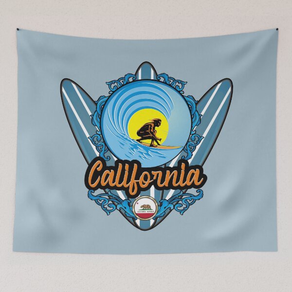 Item preview, California surfer vintage surfboard designed and sold by studioss76.
