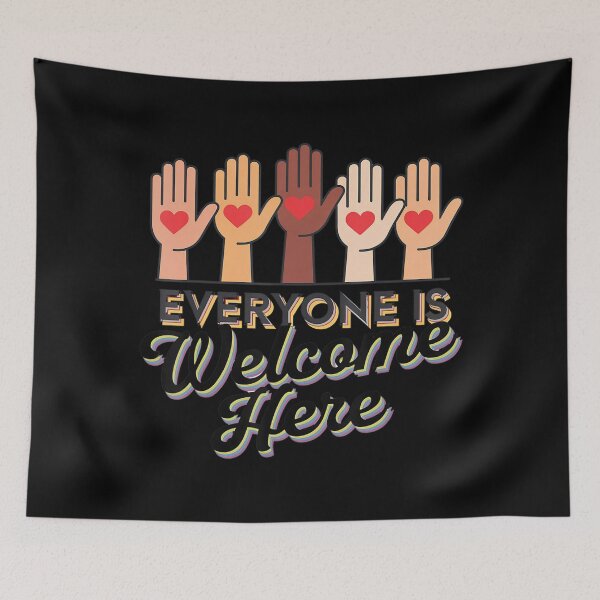 Item preview, Everyone Is Welcome Here Teacher Support March 24 designed and sold by FantasyFablesC.