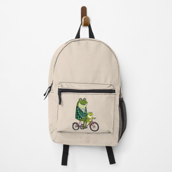 Item preview,  Frog and toad riding a bicycle designed and sold by Nature's Palette.