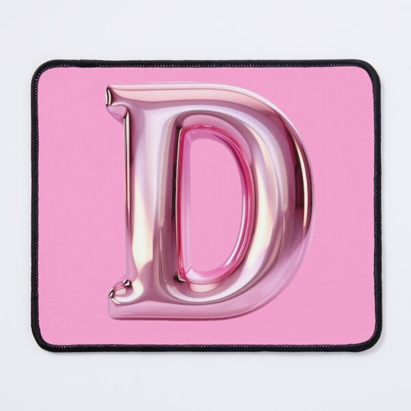 Item preview, Letter D, Shiny Balloon Effect, Name, Metallic designed and sold by We Are Stardust.