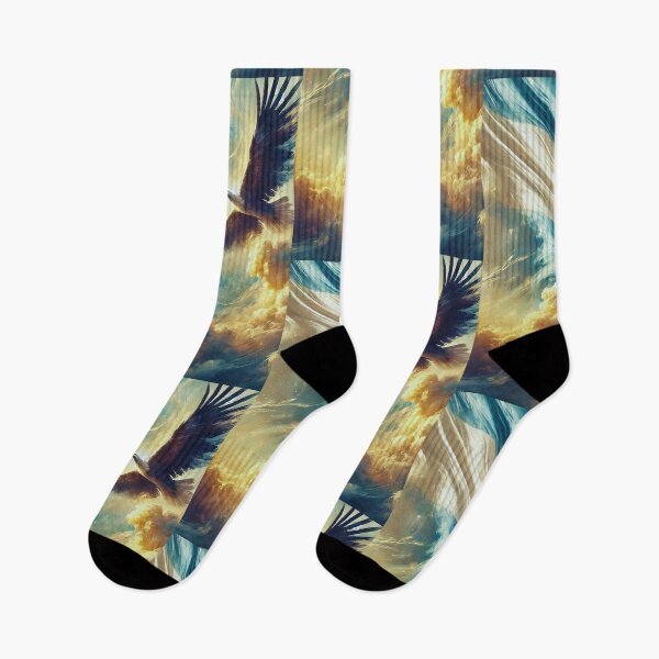 Item preview, ??❇️❇️ "Argentine Pride: Eagle and Flag in Flight"??? designed and sold by Tienda Argentina.