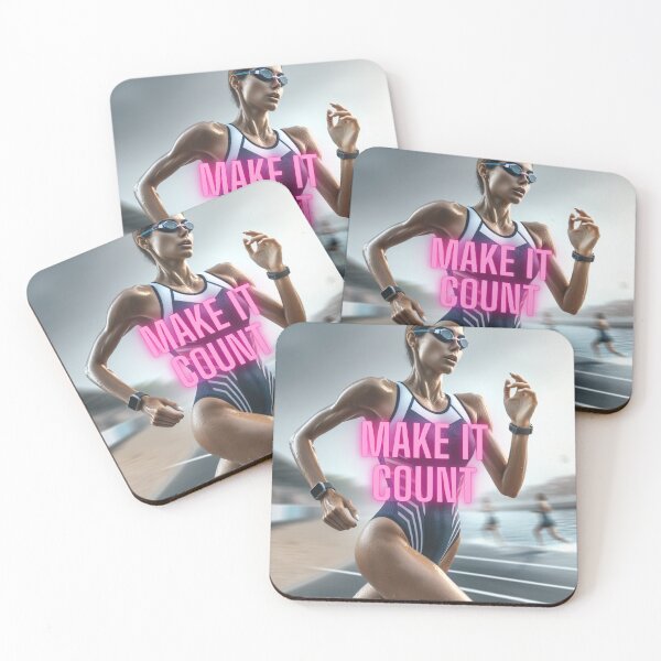 Item preview, Fearless Finish – Triathlon Make It Count designed and sold by Triathlongram.