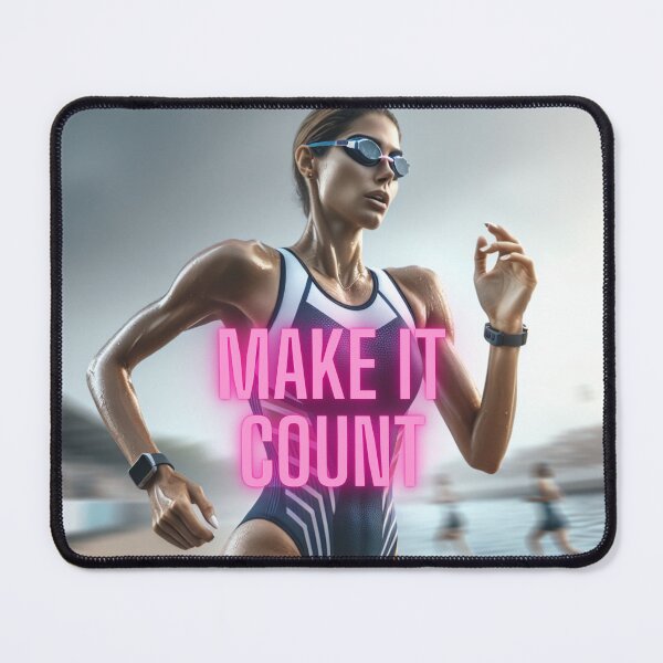 Item preview, Fearless Finish – Triathlon Make It Count designed and sold by Triathlongram.
