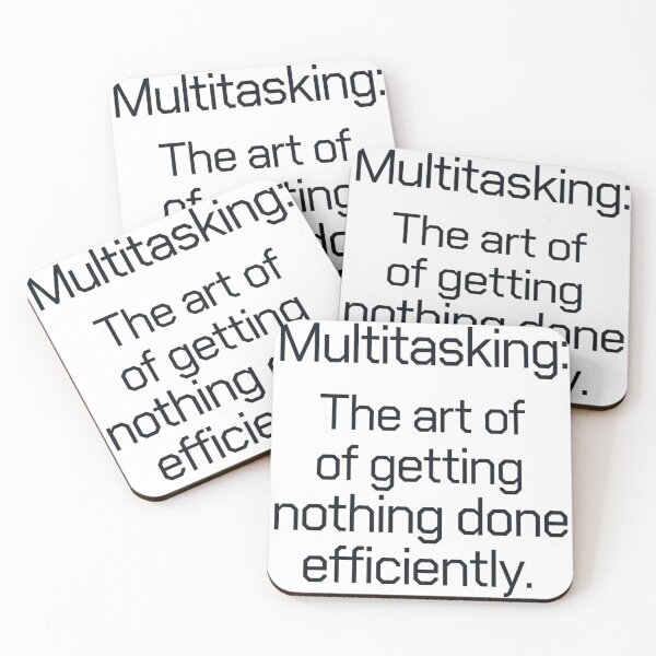 Item preview, Multitasking sayings designed and sold by SignumShop.