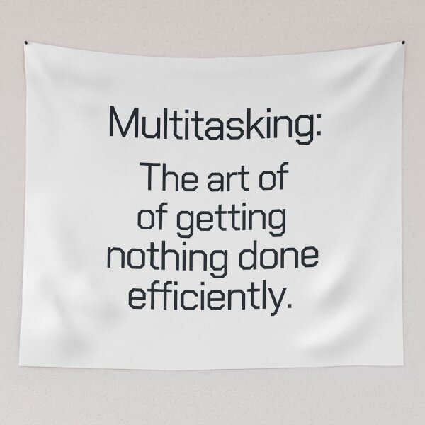 Item preview, Multitasking sayings designed and sold by SignumShop.