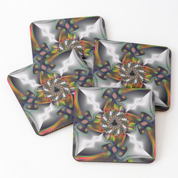 Item preview, Prismatic Vortex: The Fractal Heart of Swirling Light designed and sold by bloorose.