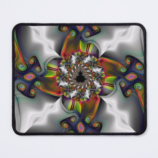 Item preview, Prismatic Vortex: The Fractal Heart of Swirling Light designed and sold by bloorose.