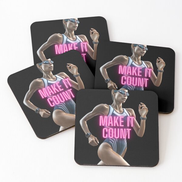 Item preview, Fearless Finish – Triathlon Make It Count designed and sold by Triathlongram.