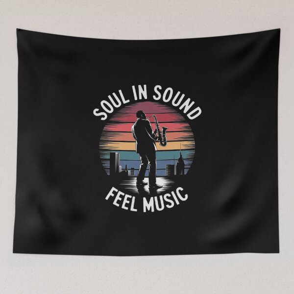 Item preview, Saxophone Jazz Musician Retro Sunset – Feel the Music designed and sold by love3617.