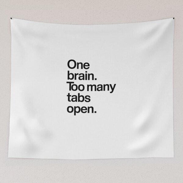 Item preview, Multitasking sayings One Brain designed and sold by SignumShop.