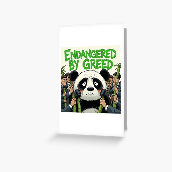 Item preview, Endangered by Greed designed and sold by Elepé's.