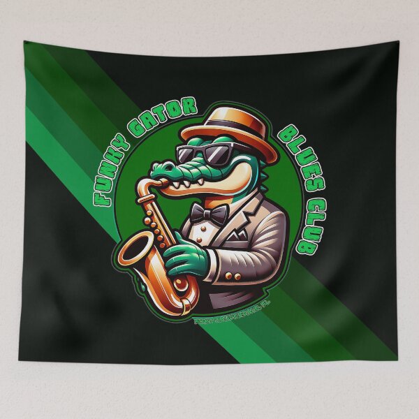 Item preview, Funky Gator Blues Club Redux designed and sold by Nomadic Spirit Studios.