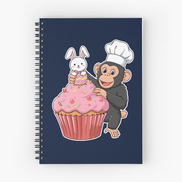 Item preview, Funny product for Easter - CHEF MONKEY BAKES AN EASTER CAKE designed and sold by Gadget80.