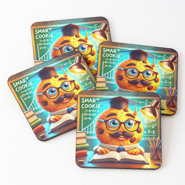Item preview, Smart Cookie – Sweet and Cute Foodie Academic Vegan-Friendly Art designed and sold by B-DIFF-e-RENT.