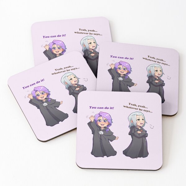 Item preview, Cute Hythlodaeus and Hades Motivational Sticker designed and sold by Lynzendra.