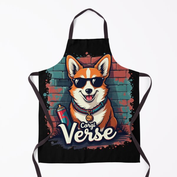 Item preview, Graffiti Poet Corgi – Corgi Verse Urban Literary Expression designed and sold by zoughlal.