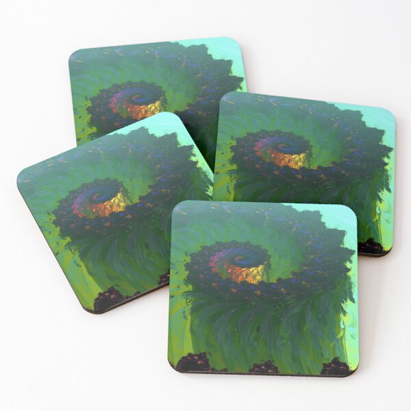 Item preview, Emerald Abyss: The Fractal Descent into Verdant Depths designed and sold by bloorose.