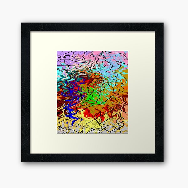 Aperçu de l'œuvre Squiggle abstrait créée et vendue par storecee.