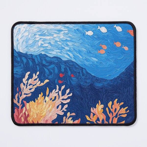 Item preview, Coral reef | Post-impressionist painting style designed and sold by ComicsFactory.