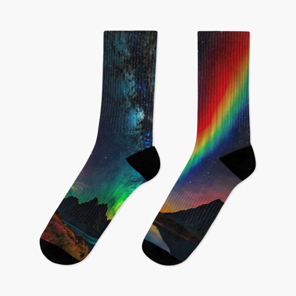 Item preview, Cosmic reflection: A lake under the rainbow of stars designed and sold by PixelParadies.