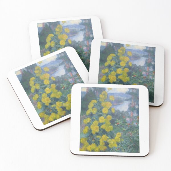 Item preview, Golden Flowers' by Erik Werenskiold Bergen Kunstmuseum designed and sold by melissabeta.