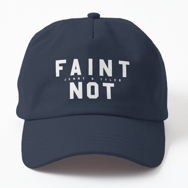 Item preview, Faint Not - Block Letters - Pure White Print designed and sold by Jenny and Tyler.