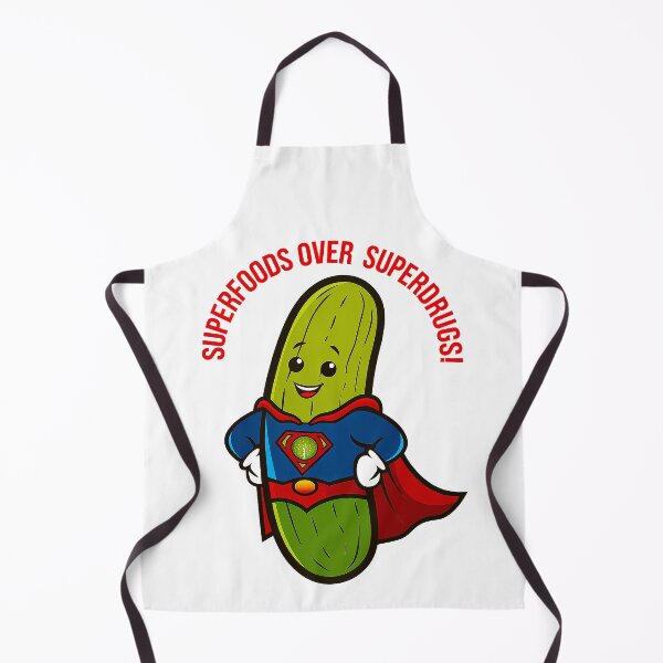 Item preview, Food Not Pharma Superfoods Over Superdrugs Heroic Pickle designed and sold by Amanda's Factory.