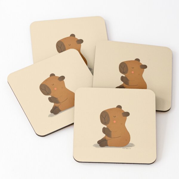 Item preview, Zenbara - Capybara in Zen Mood designed and sold by julianamotzko.