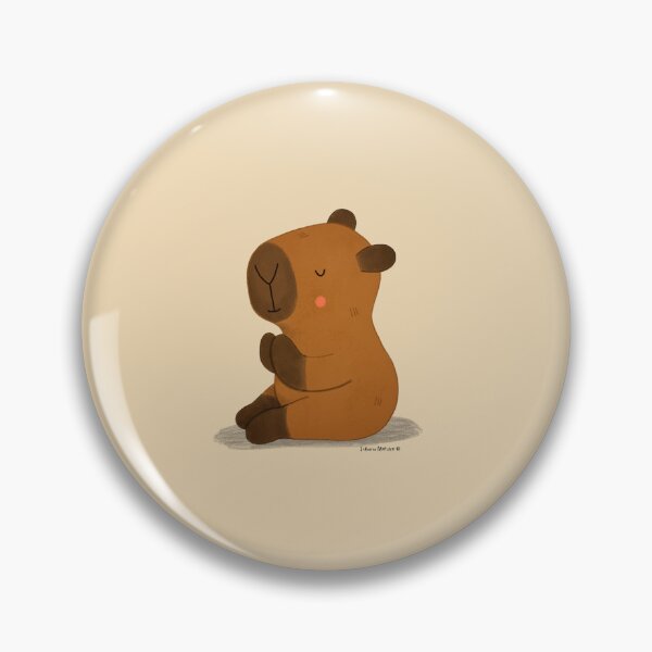 Item preview, Zenbara - Capybara in Zen Mood designed and sold by julianamotzko.