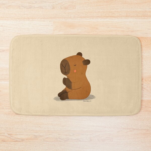 Item preview, Zenbara - Capybara in Zen Mood designed and sold by julianamotzko.