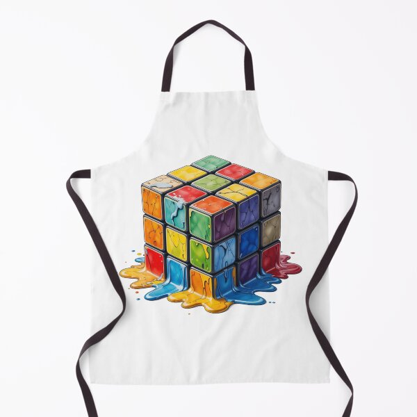 Item preview, Melting Rubik's Cube - Vibrant Dripping Puzzle Art designed and sold by latelierdechris.
