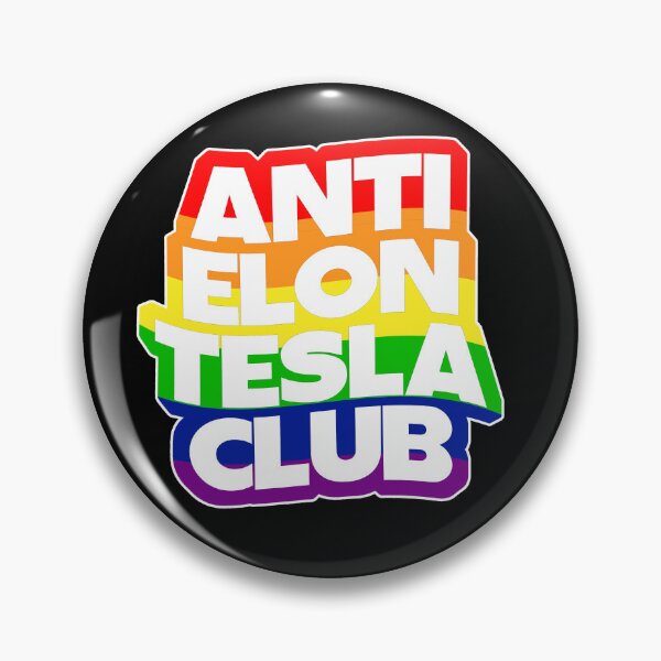 Item preview, Anti Elon Tesla Club designed and sold by PixelCraftArt.