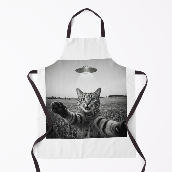 Item preview, Alien Cat Abduction - Funny UFO and Cat Design designed and sold by latelierdechris.
