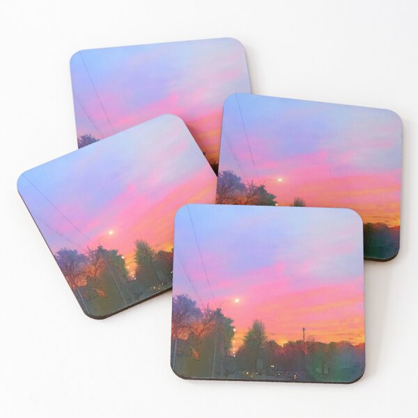 Item preview, Vibrant dreamy sunset cityscape. designed and sold by TAnnao.