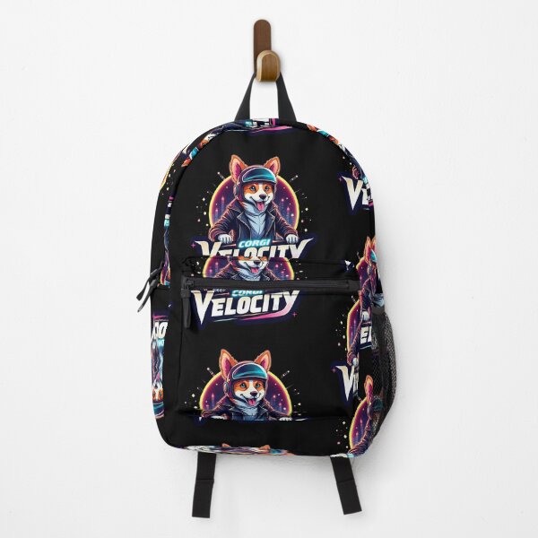 Item preview, Neon Biker Corgi – Corgi Velocity Futuristic Edge designed and sold by zoughlal.