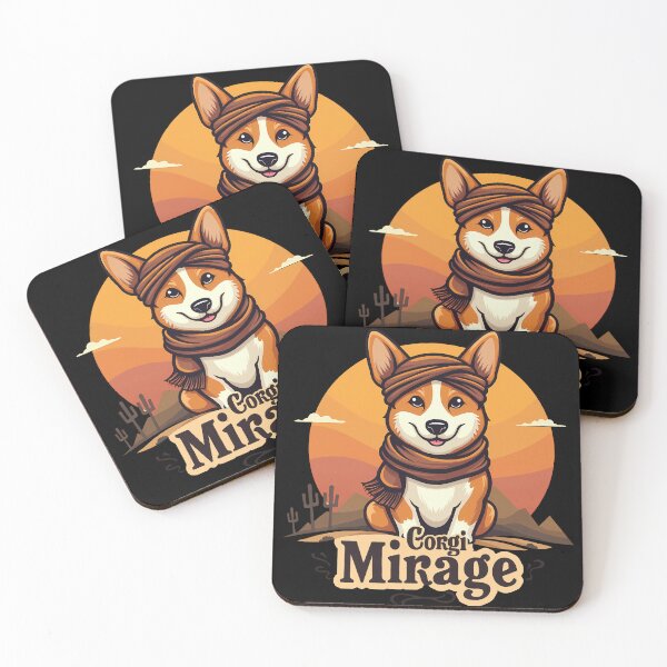 Item preview, Desert Nomad Corgi – Corgi Mirage Mystical Adventure designed and sold by zoughlal.
