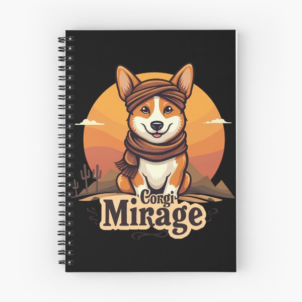 Item preview, Desert Nomad Corgi – Corgi Mirage Mystical Adventure designed and sold by zoughlal.